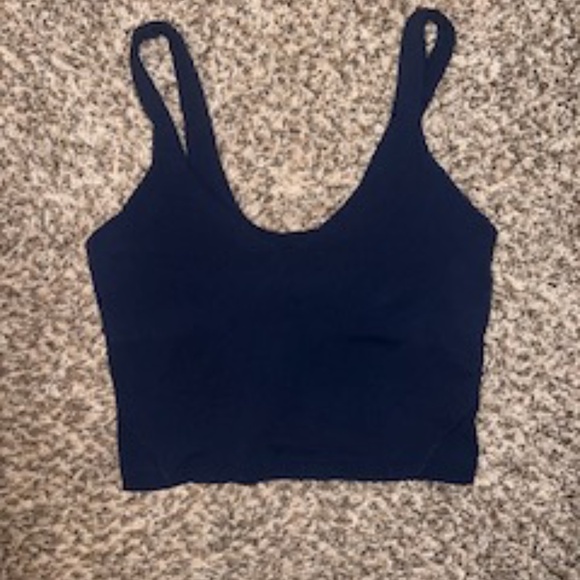 lululemon align tank in true navy, size 4 - Picture 2 of 3